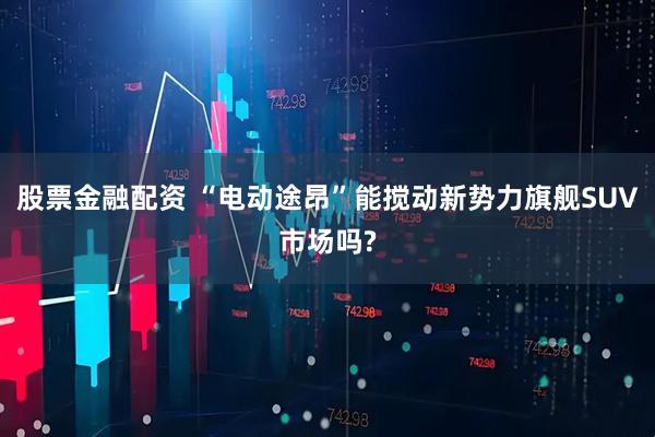 股票金融配资 “电动途昂”能搅动新势力旗舰SUV市场吗?